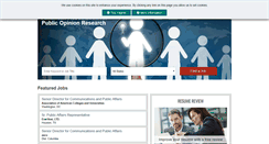Desktop Screenshot of jobs.aapor.org