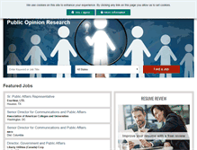 Tablet Screenshot of jobs.aapor.org